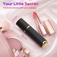 Vibrateur à succion Bullet Lipstick, jouet sexuel pour stimuler le clitoris et le point G, discret et portable, pour femmes.