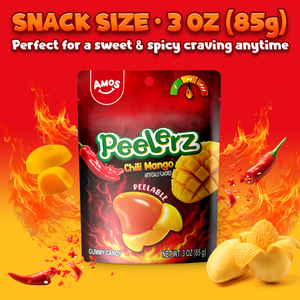 Caramelle Gommose Amos Peelerz al Gusto di Frutta, Peperoncino e Mango, Sbucciabili - Product Image 5