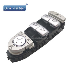 Commutateur de lève-vitre électrique 222 905 <span class=keywords><strong>2004</strong></span> pour Benz W222 2013-2020 FST-BE-1169B couleur noir argent 2229052004 - Product Image 2