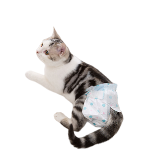 Couche pour animaux de compagnie jetable, personnalisée OEM, avec manchette élastique anti-fuite, haute absorption, douce et respectueuse de la peau - Product Image 1