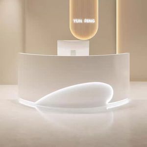 Office Building Wooden <strong>Black</strong> Reception <strong>Desk</strong> Counter Table <strong>Small</strong> Beauty Hair Nail Salon Front <strong>Desk</strong> for Sale - Product Image 5