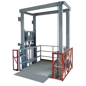 <span class=keywords><strong>CE</strong></span> Precio bajo 2000Kg Elevador de riel vertical Plataforma elevadora de carga hidráulica Plataforma elevadora de mercancías de 3-15m - Product Image 1