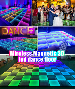Bán buôn xách tay đám cưới sàn nhảy Pista de Baile Đảng 3D Infinity Gương Led sàn nhảy sân khấu Starlit sàn nhảy đám cưới - Product Image 4