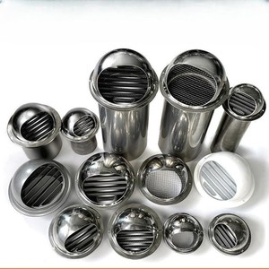 ฝาครอบช่องระบายอากาศแบบติดผนัง สไตล์อินดัสเทรียล ทำจากสแตนเลส 304 กันน้ำ สำหรับระบบ HVAC พร้อมดีไซน์กราฟิก - Product Image 6