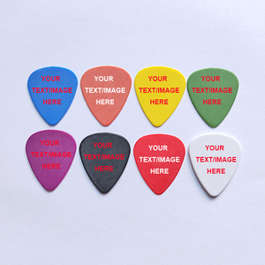Delrin petite et <span class=keywords><strong>grande</strong></span> taille prix d'usine Logo personnalisé médiators de guitare Logo personnalisé couleur Plectre accessoires médiators - Product Image 2