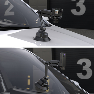 Bras de suspension à ventouse électrique de 5 pouces avec double ressort et amortissement hydraulique pour stabilisateurs <span class=keywords><strong>DJI</strong></span> Osmo Pocket 3/<span class=keywords><strong>GoPro</strong></span>/X3/X4/X5 - Product Image 4