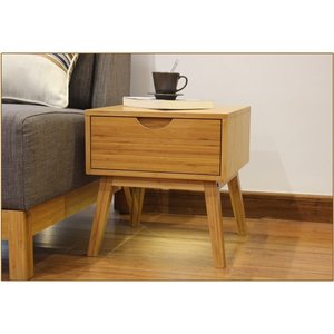 Home Furniture Two Drawers Chest <strong>Bamboo</strong> Cabinets <strong>Bedsides</strong> Night Stands <strong>Table</strong> with Drawer - Product Image 3