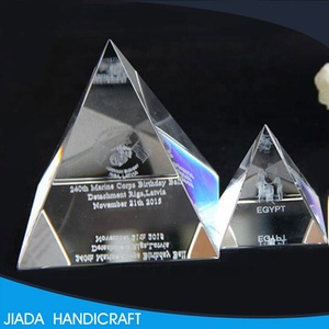 Vente chaude de Guérison Énergétique Petit Feng Shui Egypte Egyptien clair <span class=keywords><strong>Pyramide</strong></span> de Cristal De quartz - Product Image 4