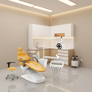 Fauteuil dentaire électrique intelligent avec crachoir en céramique, design ergonomique, éclairage LED et système d'assistance pour cliniques et hôpitaux - Product Image 1