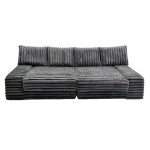Juego de Sofás Compactos que Ahorran Espacio, Sofá de 2 Plazas sin Estructura, Sofá Seccional Ligero y Cómodo - Product Image 3
