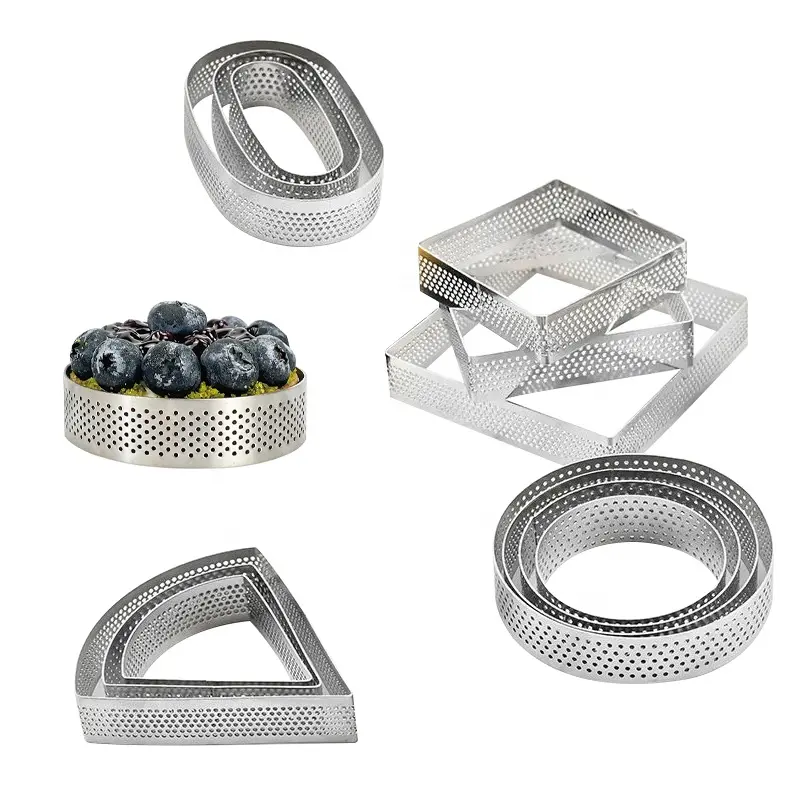 Hot sale Baking Tool Stainless Steel Tart Ring 304 Cake Mold Pastry Moulds Kitchen All-season