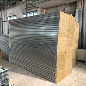 חום חסין אש שימור בידוד קול סלע בידוד צמר סנדוויץ קיר וגג לוח אבן צמר לוח נקי חדר נקי - Product Image 6