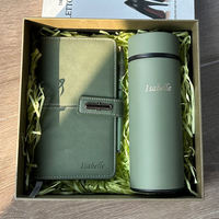 Coffret Cadeau d'Affaires de Luxe avec Logo Personnalisé – Gourde Isotherme en Acier Inoxydable et Carnet – Vente Chaude pour la Promotion de la Journée des Enseignants