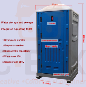 Toilettes Portable de luxe, fabricants chinois, bon marché, pré-assemblée, Portable, <span class=keywords><strong>chimique</strong></span>, à <span class=keywords><strong>vendre</strong></span> - Product Image 5