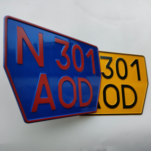 Plaques <span class=keywords><strong>d</strong></span>'<span class=keywords><strong>immatriculation</strong></span> personnalisées en métal 3D en relief de style britannique pour la <span class=keywords><strong>d</strong></span>écoration de voiture - Product Image 4