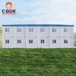 Cbox Eco-Friendly Prefabricated Mining Campsite Worker Dormitory Construction Site Office Flat Pack <b>Container</b> House - Product Image 2