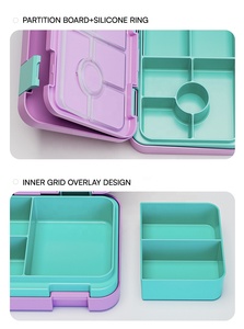 Tarro de comida <span class=keywords><strong>barato</strong></span> al por mayor de China, fiambrera para niños de 29oz, fiambrera portátil reutilizable de doble botón para estudiantes - Product Image 2