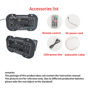 Amplificateur audio Hi-Fi C5 4-5 pouces en gros avec entrée MIC, amplificateur de subwoofer à faible bruit, <span class=keywords><strong>récepteur</strong></span> USB/TF/<span class=keywords><strong>Bluetooth</strong></span> <span class=keywords><strong>pour</strong></span> voiture/maison - Product Image 5