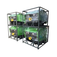 Mini-presse à balles de foin automatique à prise de force pour petit tracteur avec boîte de vitesses, verte, pour usage agricole, neuve