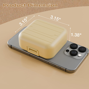 Nuevo Estuche Portátil de Plástico para Pastillas, Organizador de Medicamentos de Viaje, Caja Divisora de Medicamentos - Product Image 5