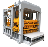 Machine automatique de fabrication de blocs de béton QT10-15, haute capacité, industrielle, avec PLC Siemens, moteur et boîte de vitesses robustes pour la production de briques