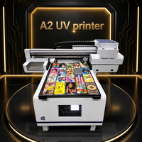 Imprimante UV à plat de format A2 4060 pour cadeaux personnalisés, coques de téléphone, acrylique, bois, verre, machine d'impression UV de haute qualité