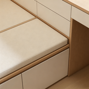 Cama de Madera Personalizable de Tamaño Completo con Diseño de Tatami y Escritorio <span class=keywords><strong>para</strong></span> Dormitorio de Apartamento - Product Image 6