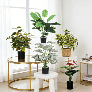 Plante artificielle Palmier du Voyageur Dream Castle 30cm-100cm en plastique PE, décoration intérieure pour salon, bureau, balcon - Product Image 1