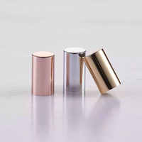 HUIHO Bouchons en aluminium brillant personnalisés pour bouteilles de rouge à lèvres cosmétiques Bouchons et capsules