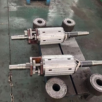 Moteur à tambour motorisé intégré OEM avec revêtement en caoutchouc pour convoyeur de matériaux en vrac en carrière de sable et pierre, et au port