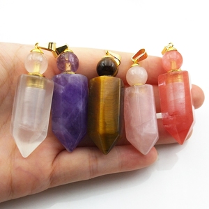 Bán Buôn Đá Quý Tự Nhiên Bạ<span class=keywords><strong>c</strong></span> Khuếch Tán Tinh Thể Thạch Anh Lăng Kính Nướ<span class=keywords><strong>c</strong></span> Hoa <span class=keywords><strong>C</strong></span>ó Thể Mở Chai Mặt Dây Chuyền Đồ Trang Sứ<span class=keywords><strong>c</strong></span> Điểm Mặt Dây Chuyền Cho Nam Giới - Product Image 4