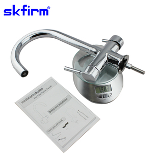 Robinet <span class=keywords><strong>de</strong></span> <span class=keywords><strong>cuisine</strong></span> 4 voies avec purificateur d'eau, finition noire, <span class=keywords><strong>mitigeur</strong></span> chaud et froid - Product Image 2