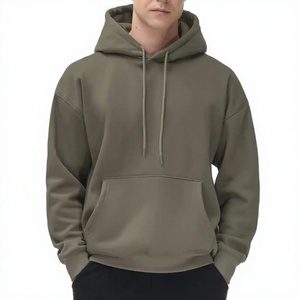 Sudadera con Capucha para Hombre, Color Sólido, Corte Regular, Felpa de Algodón, Informal, con Bolsillo Delantero, Forro Transpirable, Ropa de Invierno - Product Image 4