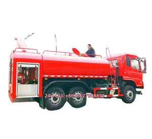 הנחה מחיר Dongfeng 6*4 מכביש אש משאית 18cbm מים טנק משאית כיבוי אש יער כבאית למכירה