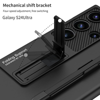 Pour Samsung S24 Ultra Model Pro Case Hard Shell S23 Ultra Capacitive Pen PC Fall Protection Cover avec Durable Shell
