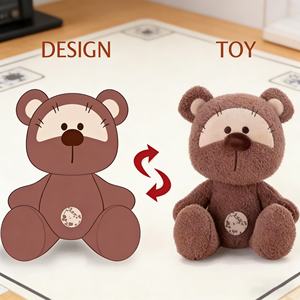 ตุ๊กตาหมีเท็ดดี้แบบกำหนดเองได้ น่ารัก สไตล์การ์ตูน เหมาะสำหรับเป็นของขวัญส่งเสริมการขายทางธุรกิจ - Product Image 4
