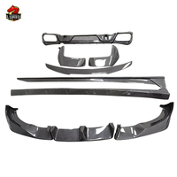 Kit carrosserie style LD pour BMW G05 F95 X5M – Lame de pare-chocs avant, diffuseur arrière et jupes latérales en fibre de carbone de haute qualité