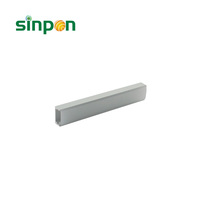 Diffuseur de bande Led étanche en U, facile à découper, serré et monté sous le meuble, profil en aluminium, avec vis et Clips de fin