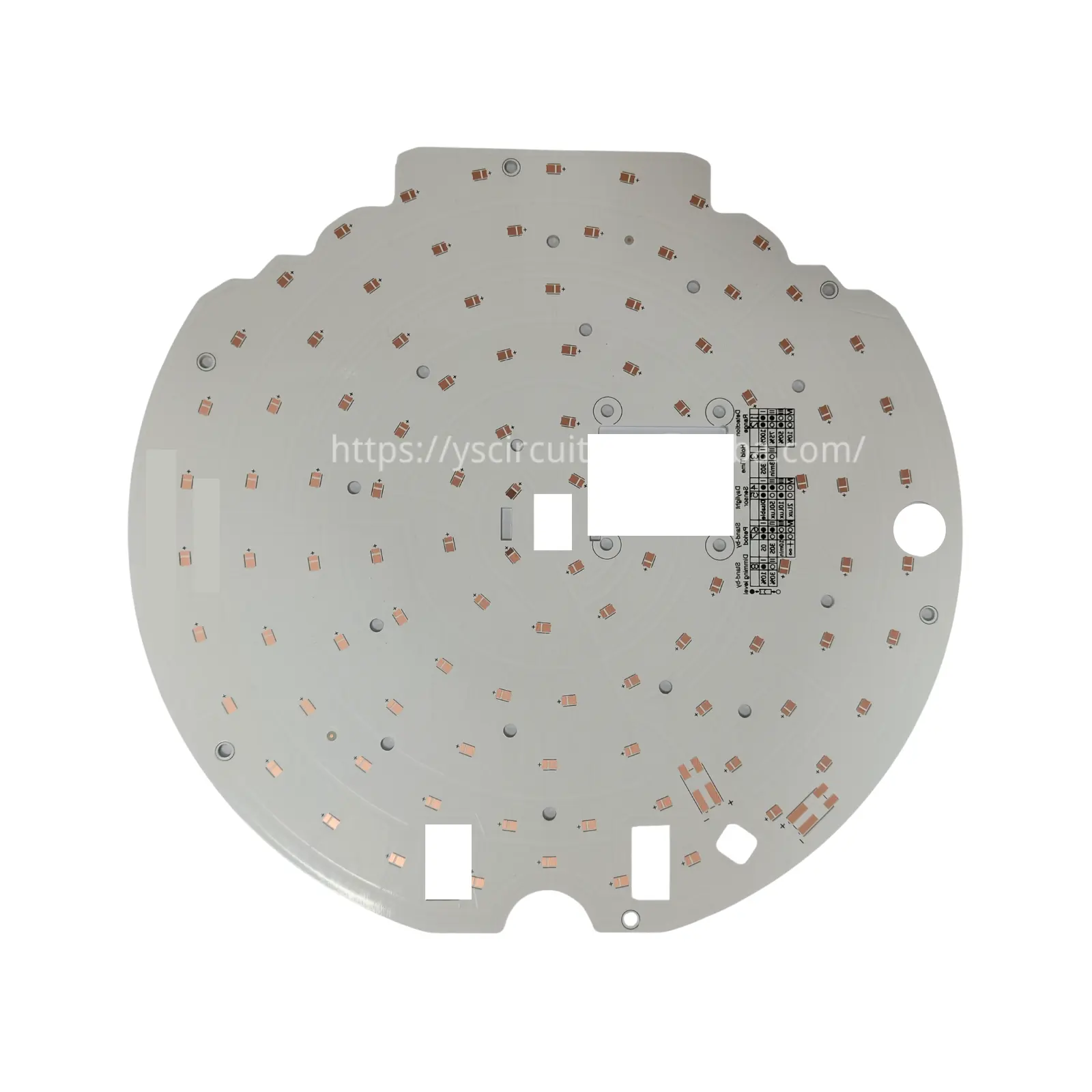 알루미늄 기본 PCB 보드 1.0 ~ 2.0mm 보드 두께 금속 코어 pcb 금속 코어 Pcb