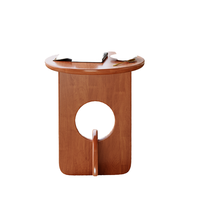 Table console moderne de luxe en bois d'hévéa durable et écologique pour salon, facile à nettoyer, plateau léger – Vente en gros