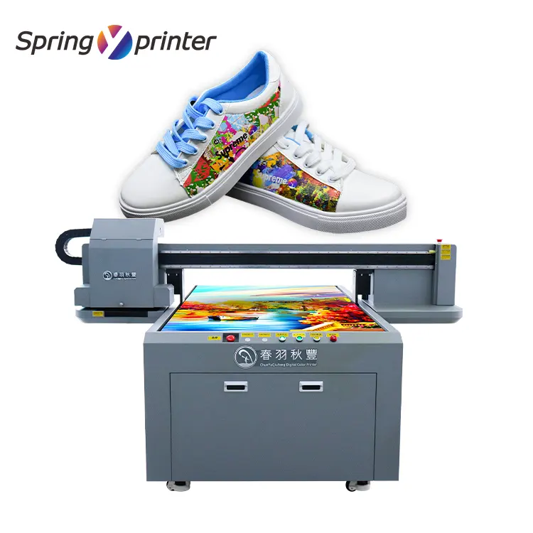 UV-Inkjetprinters Multifuncional Inkjetprinters Voor Sublimatie Kledingwinkels Fabriek Produceren Schoenen Patroonafdrukken
