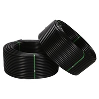 Tuyau d'eau flexible en HDPE noir neuf, haute pression, léger, pour l'irrigation agricole, prix de gros direct usine