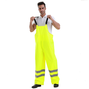 Pantalones con Tirantes y Chaqueta de Tela Oxford, Estilo Industrial, Impermeable, <span class=keywords><strong>sin</strong></span> <span class=keywords><strong>Mangas</strong></span>, con Reflectores, para Pesca - Product Image 5