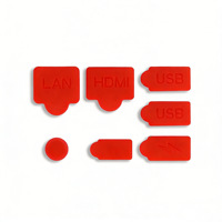 Couvre-prises anti-poussière en silicone pour PS5 Playstation 5, interface USB, protection anti-poussière, accessoires pour console