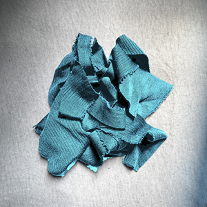 Chutes de tissu textile bleu ciel, élastiques en Lycra, déchets de tricot bleu ciel en provenance du Bangladesh - Product Image 3