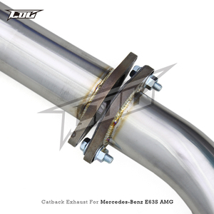 ท่อไอเสีย Catback สำหรับ Mercedes-Benz E63/E63S AMG W212 ปี 2008-2013 ยี่ห้อ Boska Racing ทำจากสแตนเลส พร้อมวาล์ว - Product Image 5