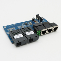 Routeur de données informatiques réseau sans fil avec port Ethernet UTP à fibre optique, commutateur réseau PoE 5 ports, carte PCB