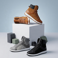 OLICOM Produttori di Scarpe, Sneakers in Pelle Scamosciata con Logo Personalizzato, Design Skateboard, Scarpe da Passeggio OEM per Uomo