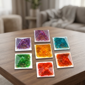 Fuente de Orgón con Piedras Preciosas Talladas con Temática de Amor, Energía Echakra - Product Image 2