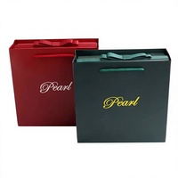 Boîtes cadeaux rigides personnalisables en feuille d'or écologiques pour bijoux et montres, avec doublure en éponge et sacs fourre-tout à nœud pour emballage de mariage et anniversaire